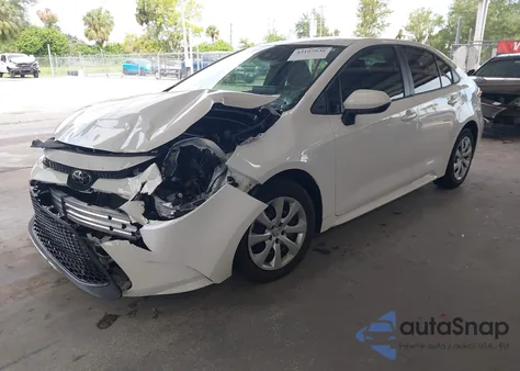 2022 Toyota Corolla Le z USA, uszkodzony, nr VIN 5YFEPMAEXNP368783